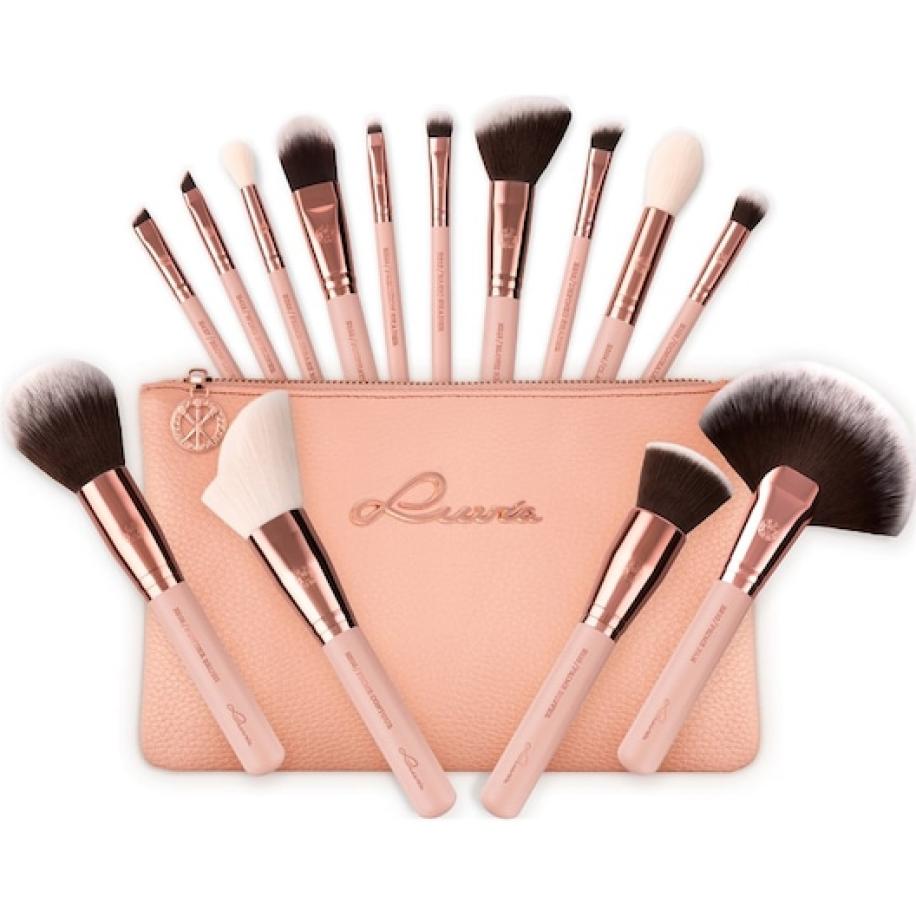Luvia Cosmetics Brush Set Rose Golden Vintage Penselensets Dames