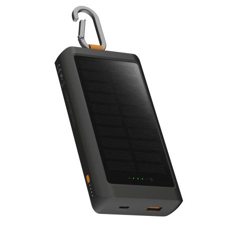 Xtorm 15W Go2 Solar Power Bank 10.000 + Light - Charcoal Black