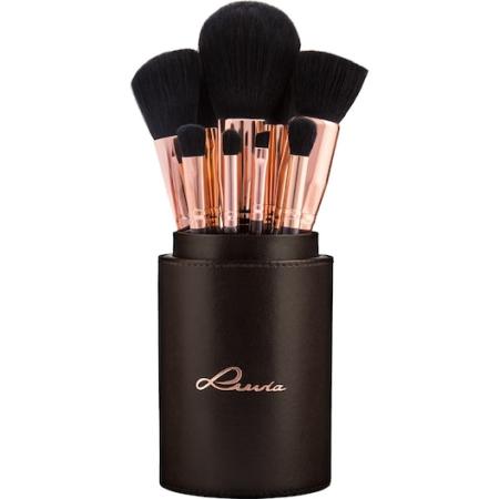 Luvia Cosmetics Brush Set Golden Queen Rose Gold Penselensets Dames