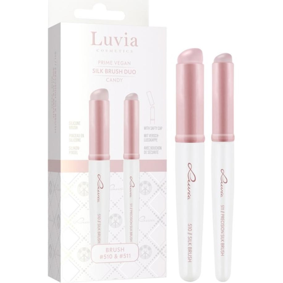 Luvia Cosmetics Face brush Silk Brush Duo Penselensets Dames