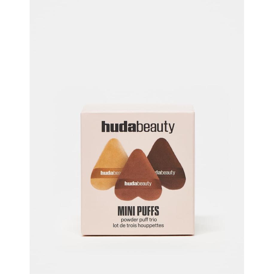 Huda Beauty Set van drie poederdonsjes-Geen kleur