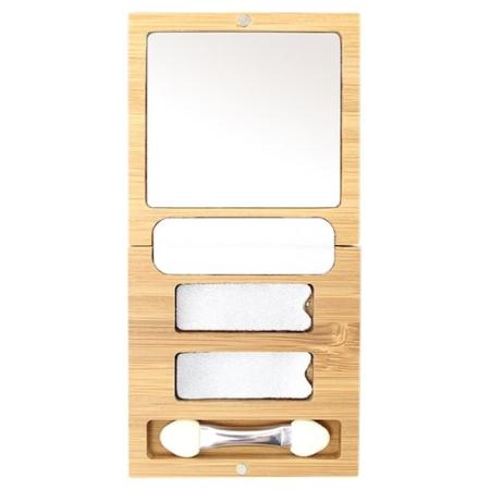 Zao Navulbare dozen Duo Bamboo Box Lege make-uppaletten Dames