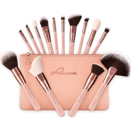 Luvia Cosmetics Brush Set Rose Golden Vintage Penselensets Dames