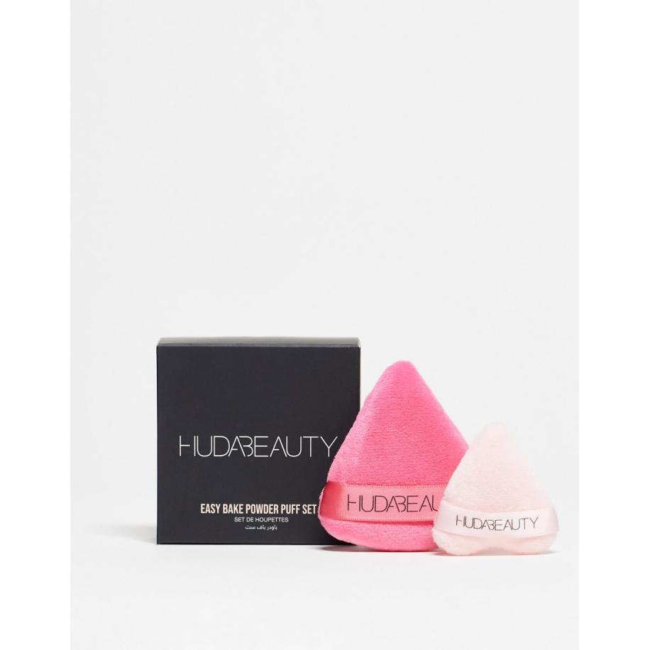 Huda Beauty Poederdons duo Mini en Medium-Roze