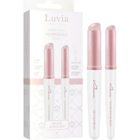 Luvia Cosmetics Face brush Silk Brush Duo Penselensets Dames
