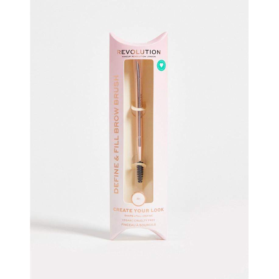 Revolution Create Define & Fill Wenbrauwborstel R1-Geen kleur