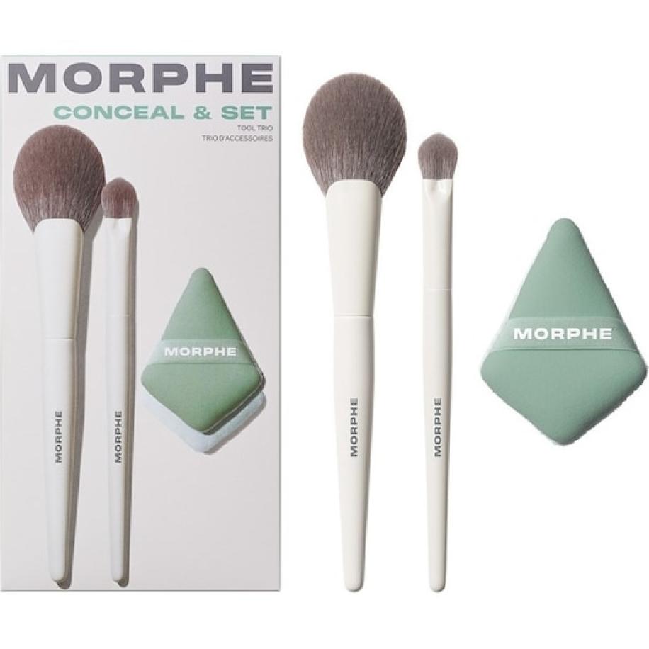 Morphe Sets met gezichtskwasten Conceal & Set Tool Trio Penselensets Dames