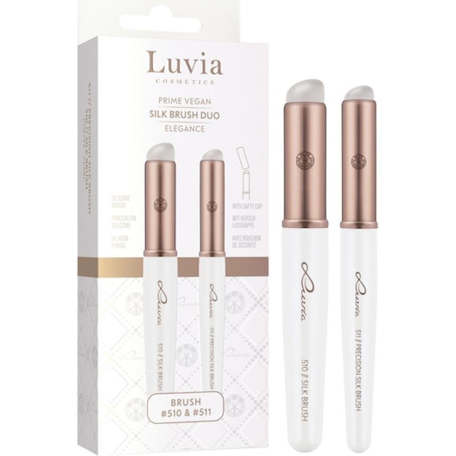 Luvia Cosmetics Face brush Duo Zijdeborstels Penselensets Dames