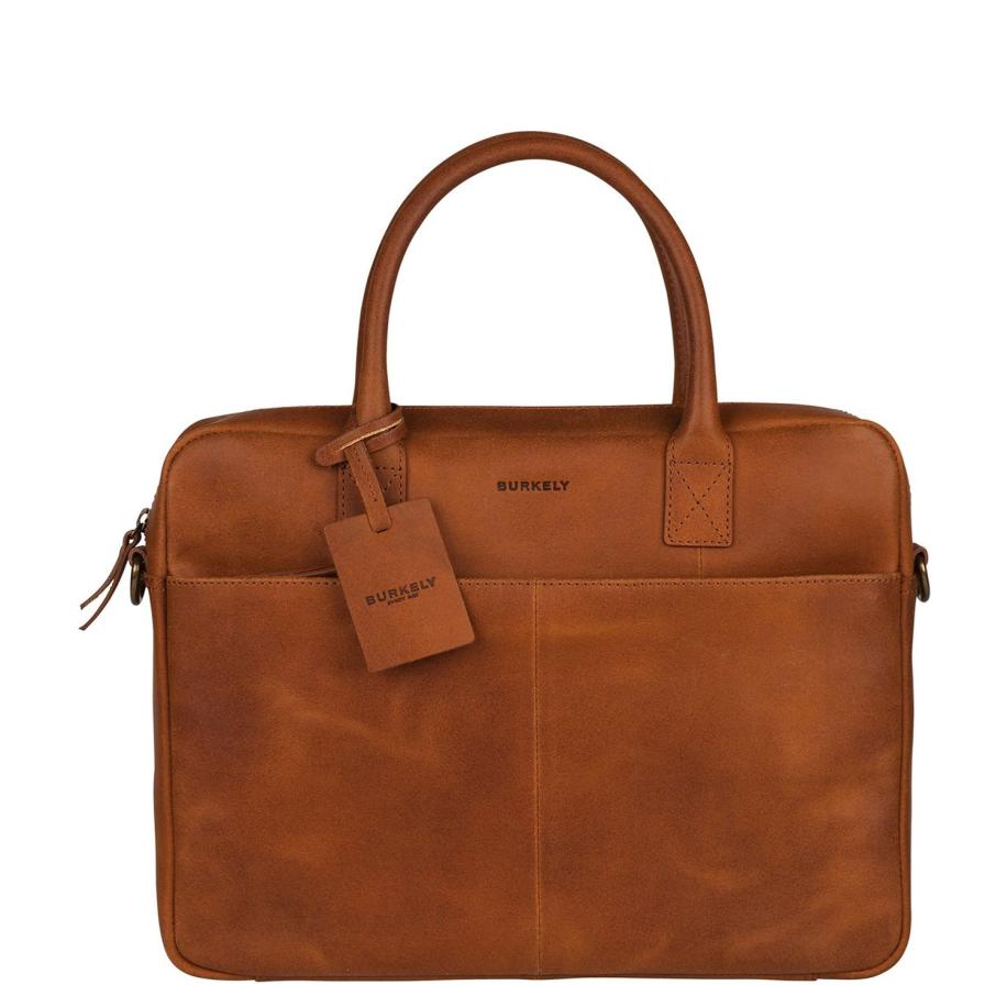 Burkely Vintage Jack Worker 13.3 laptop bag-Cognac Bruin