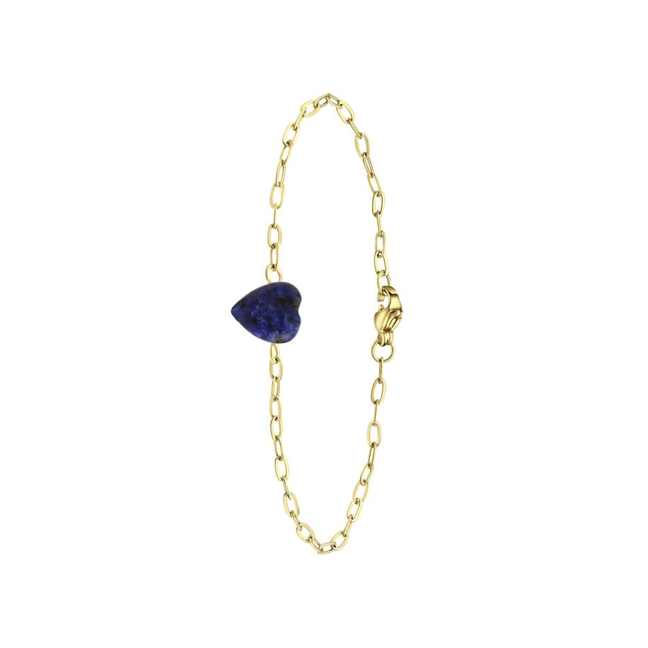 Lucardi Lucardi Armband navy / goud -