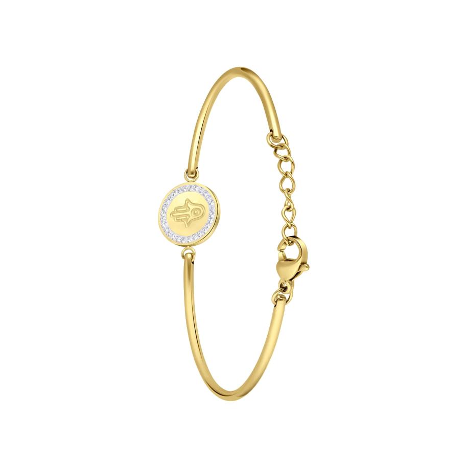 Lucardi Lucardi Armband goud / transparant -