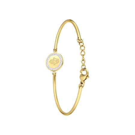 Lucardi Lucardi Armband goud / transparant