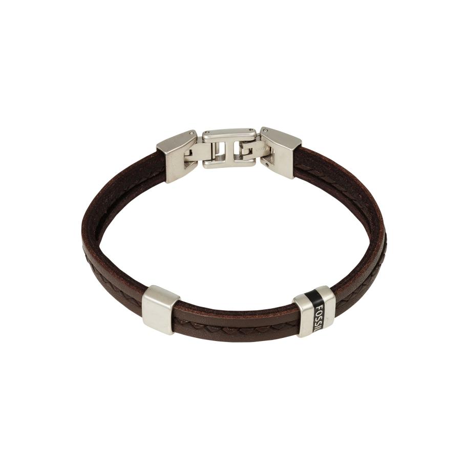 Fossil FOSSIL Armband chocoladebruin / zilver -