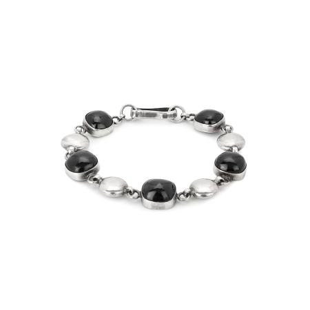 Faina faina Armband zwart / zilver / wit