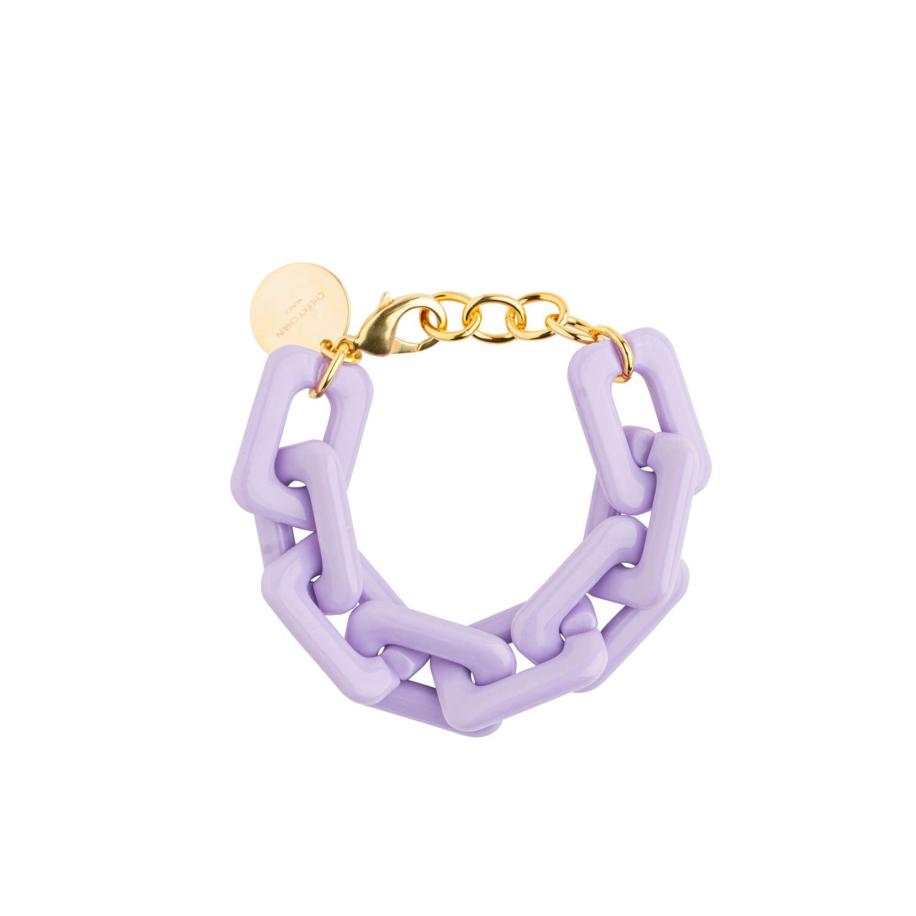 Cheeky Chain Munich Armband Twiggy goud / lavendel Paars