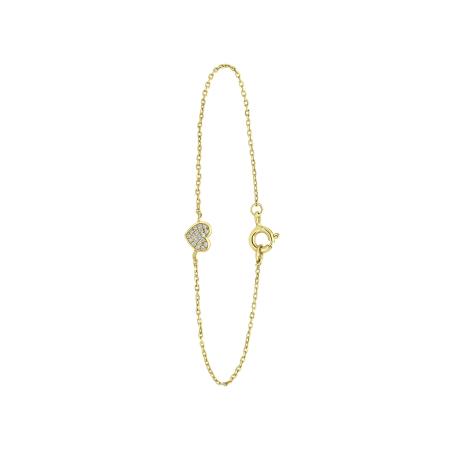 Lucardi Lucardi Armband goud / transparant