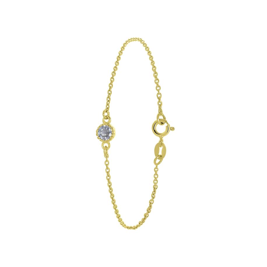 Lucardi Lucardi Armband blauw / goud -