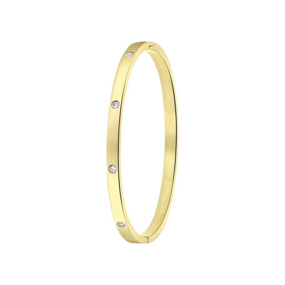 Lucardi Lucardi Armband goud / transparant -