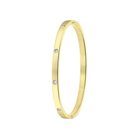 Lucardi Lucardi Armband goud / transparant