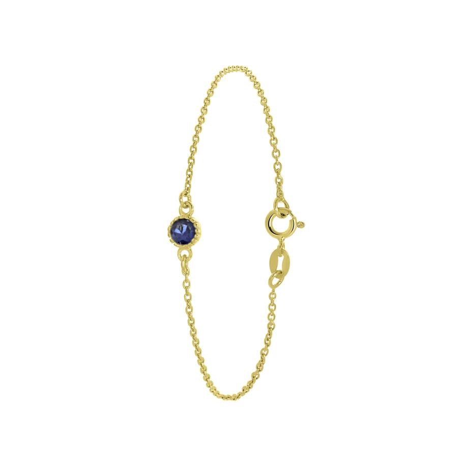 Lucardi Lucardi Armband blauw / goud -