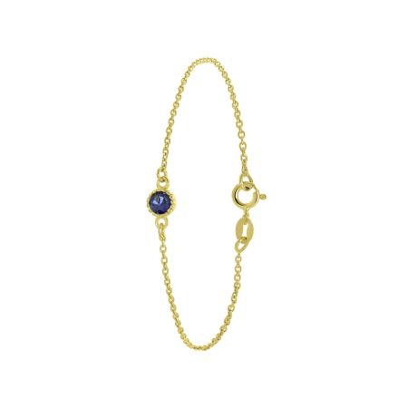 Lucardi Lucardi Armband blauw / goud