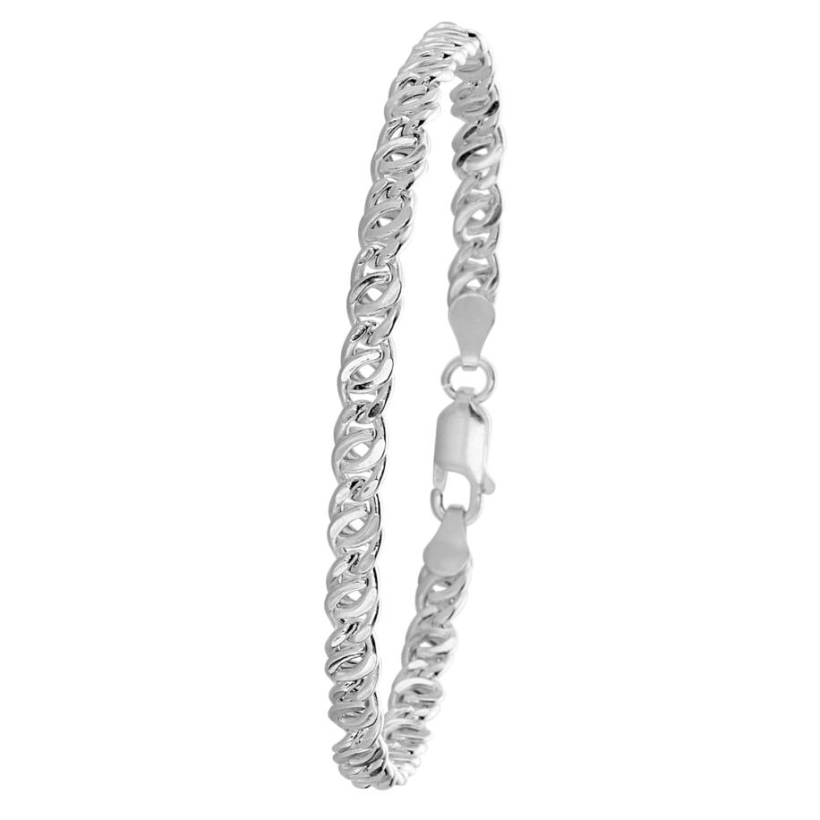 Lucardi Lucardi Armband Basic zilver -