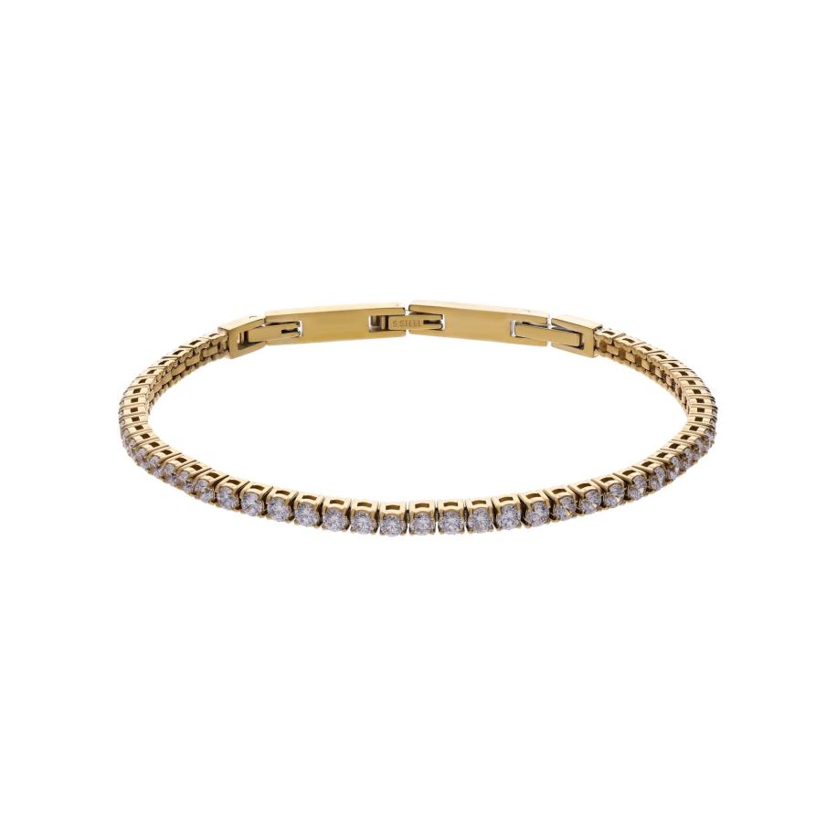Guess GUESS Armband Klassisch Chic goud / transparant -