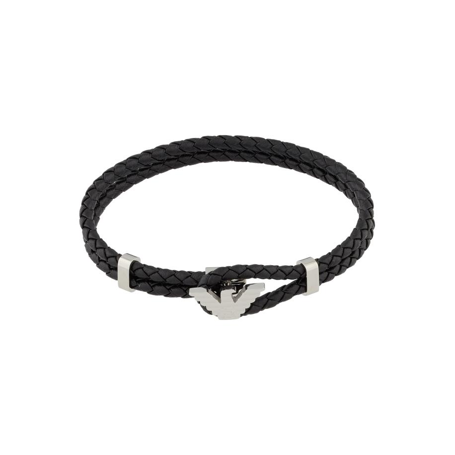 Emporio Armani Emporio Armani Armband zwart / zilver -