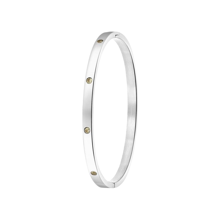 Lucardi Lucardi Armband geel / zilver -