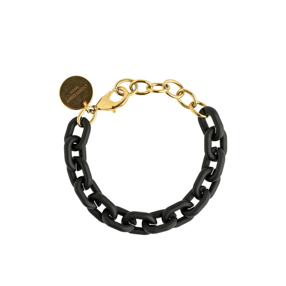 Cheeky Chain Munich Cheeky Chain Munich Armband Lio goud / zwart -