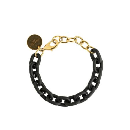 Cheeky Chain Munich Cheeky Chain Munich Armband Lio goud / zwart