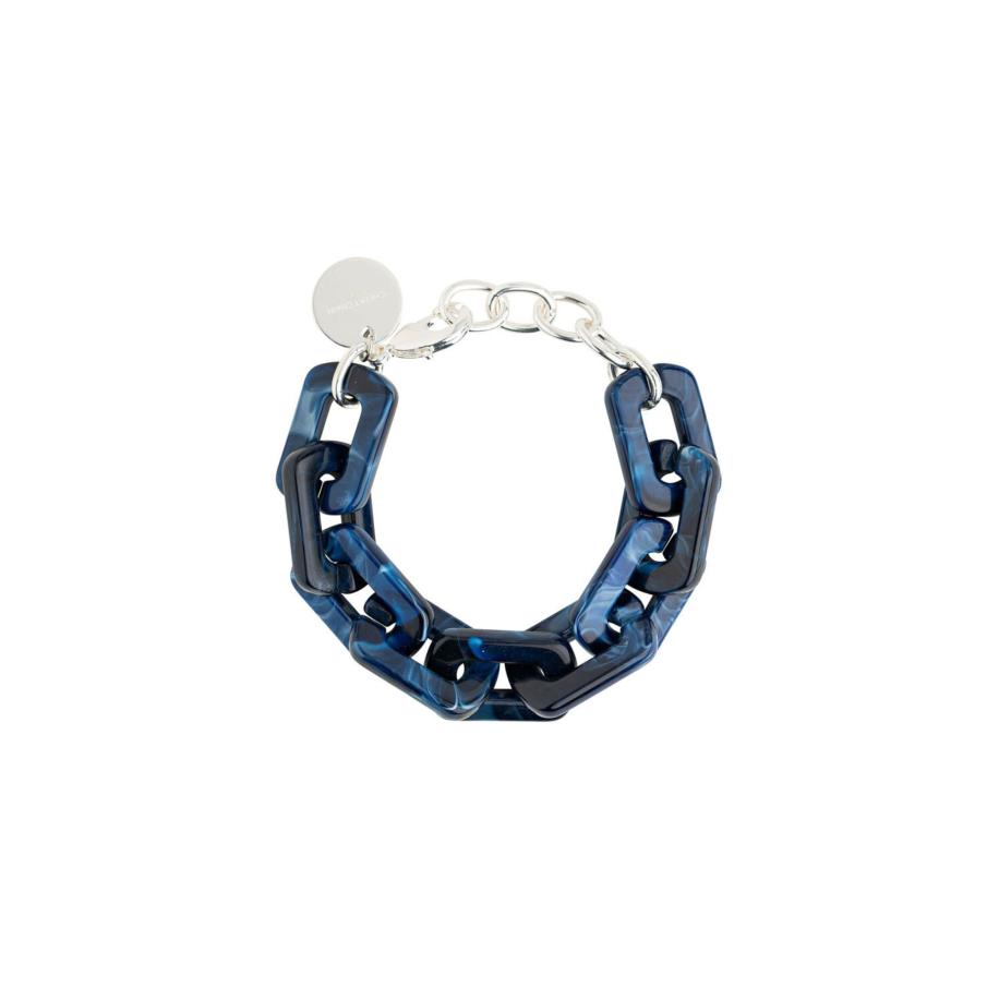 Cheeky Chain Munich Cheeky Chain Munich Armband Kelly blauw / marine / zilver -