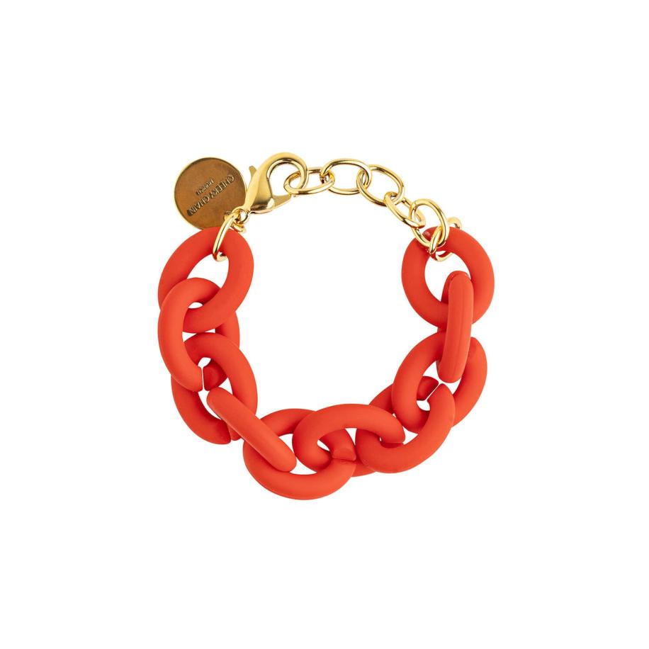 Cheeky Chain Munich Cheeky Chain Munich Armband Chunky Soft rood -