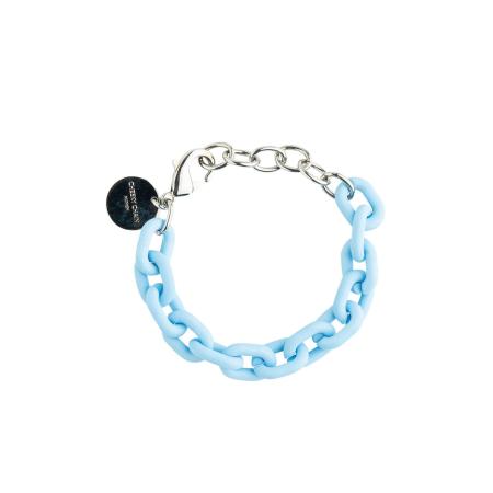 Cheeky Chain Munich Cheeky Chain Munich Armband Lio hemelsblauw / zilver