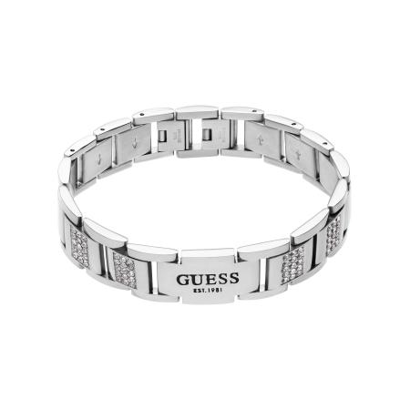 Guess GUESS Armband zwart / zilver / transparant