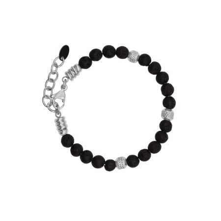 Heideman Heideman Armband Silvan zwart / zilver