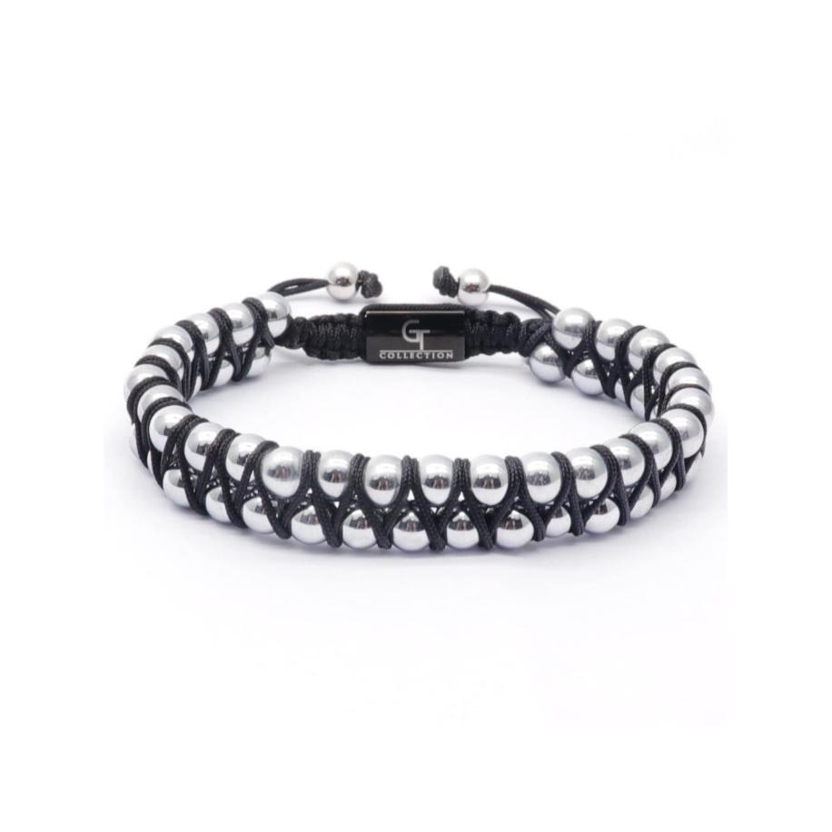 GT Collection Armband Double-Bead zilver Zilver