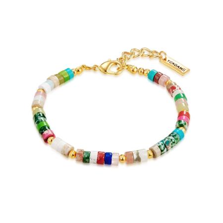 Yokoamii Yokoamii Armband goudgeel / gemengde kleuren