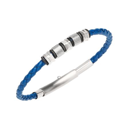 Breil Breil Armband enziaan / zwart / zilver