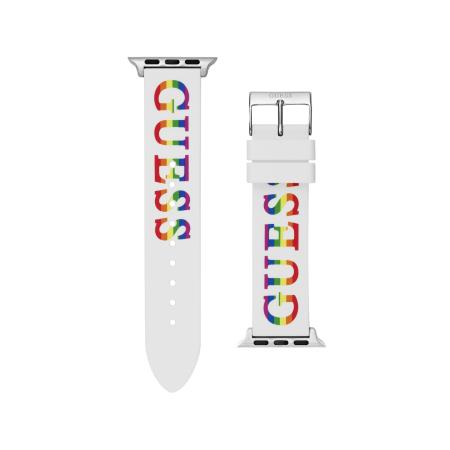 Guess GUESS Armband Worn with Pride blauw / geel / rood / wit