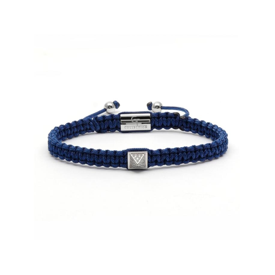 GT Collection Armband Pyramid-Bracelet blauw Blauw