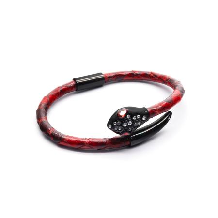 GT Collection GT Collection Armband Snake Head rood