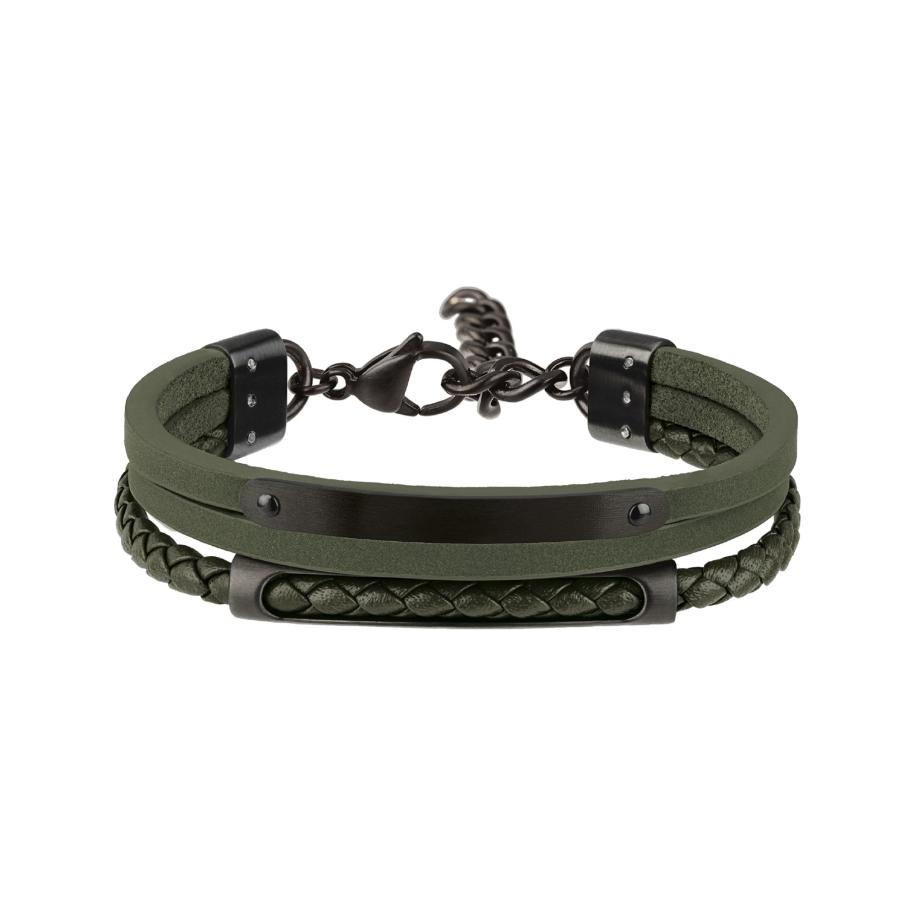 Breil Breil Armband donkergroen / zwart -