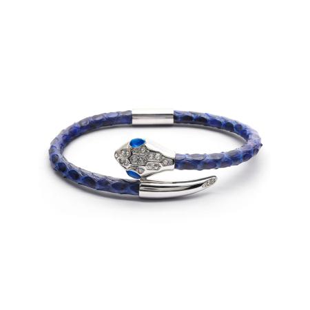 GT Collection GT Collection Armband Snake Head blauw