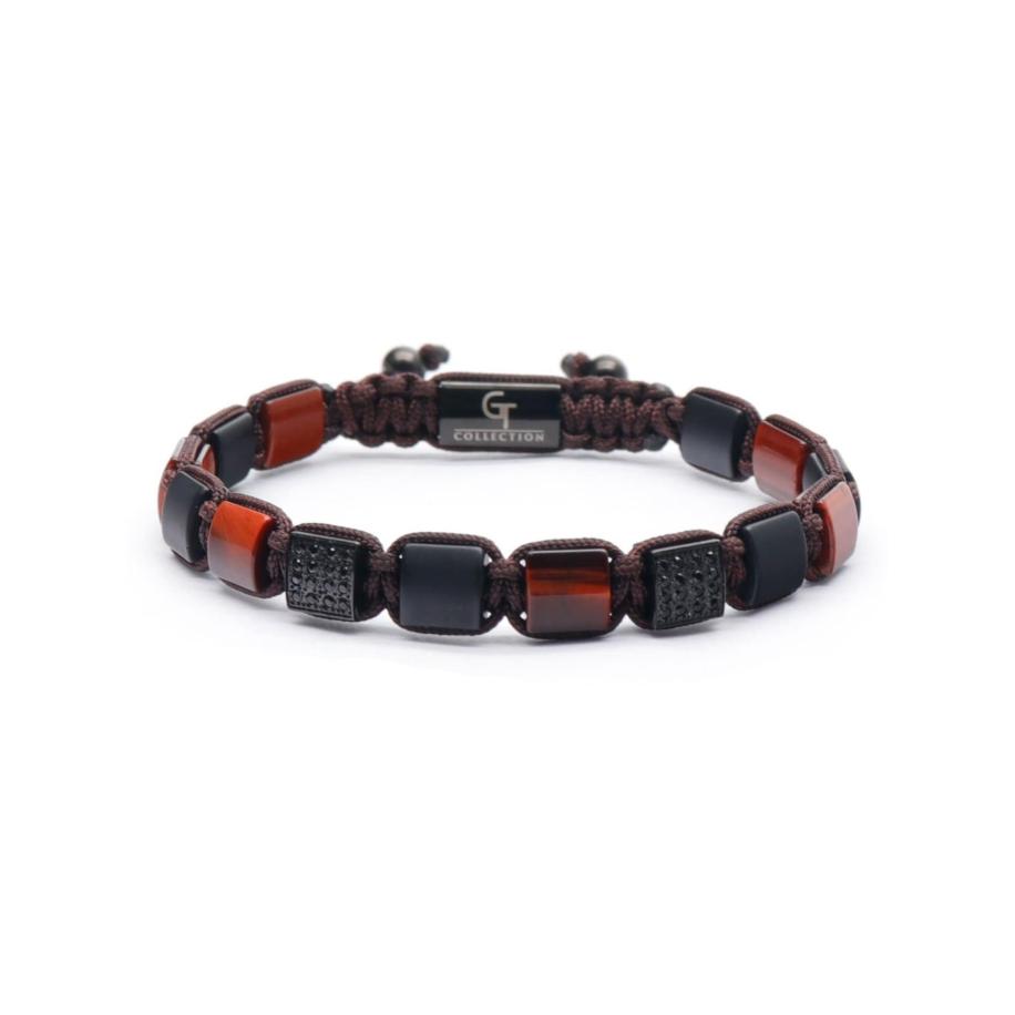 GT Collection Armband Flat-Bead rood Rood