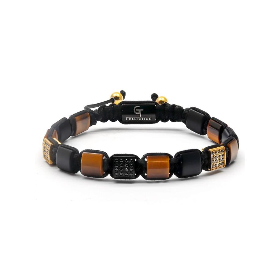 GT Collection Armband Flat-Bead bruin Bruin