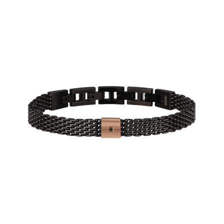 Breil Breil Armband rose-goud / zwart