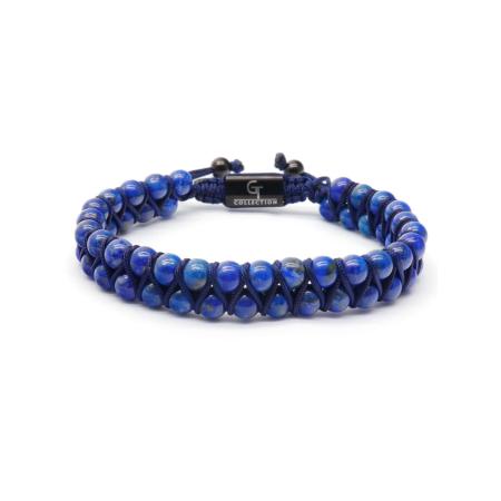 GT Collection GT Collection Armband Double-Bead blauw