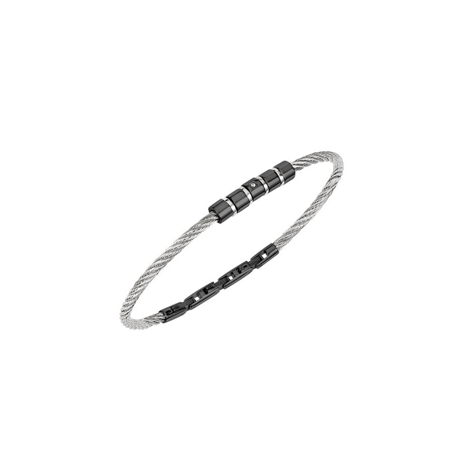 Breil Breil Armband zwart / zilver -