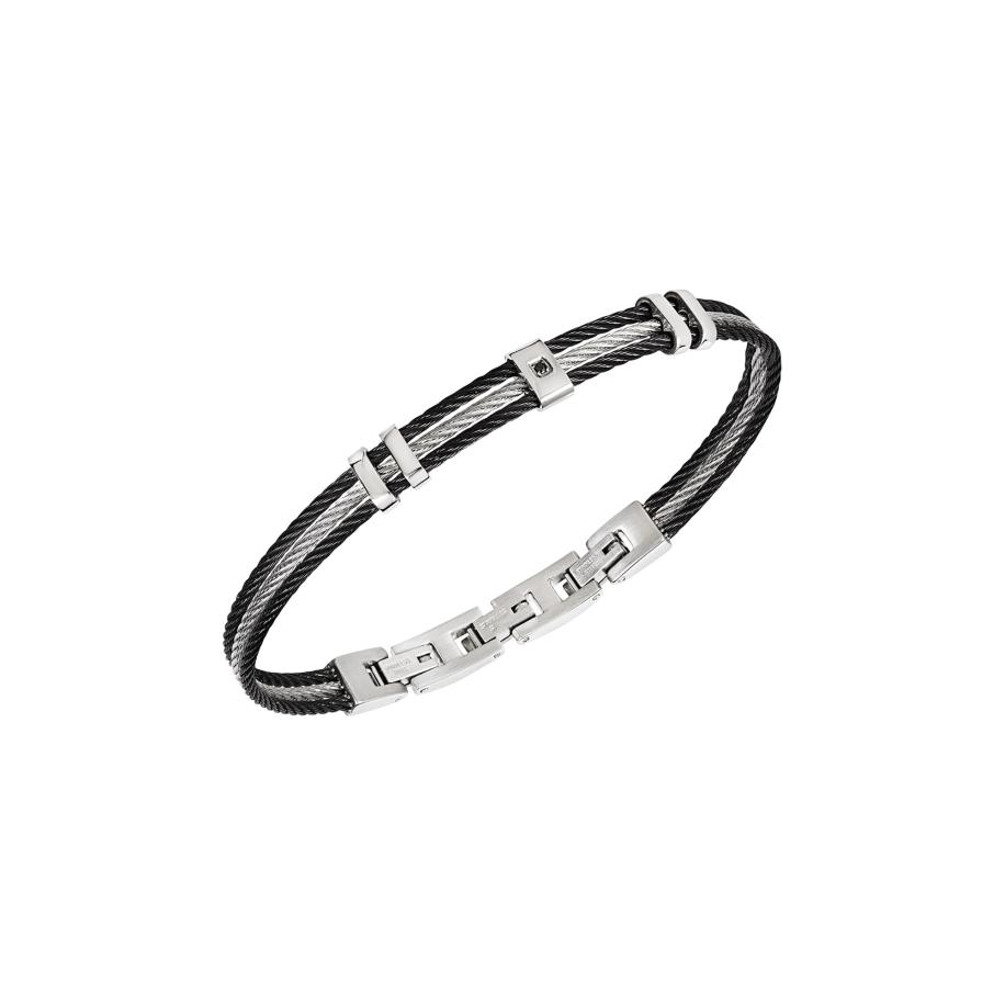 Breil Breil Armband zwart / zilver -